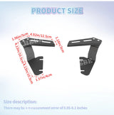 Iron Hood Light Bracket Holder for Ford Bronco Sport