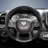 Dodge Suede Steering Wheel Cover Durable Non-Slip