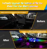 18-in-1 RGB LED Ambient Lights for Car Universal
