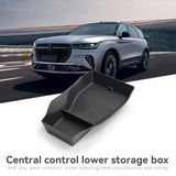 Lincoln Nautilus 2024 2025 Center Console Storage Box Car Central Lower Layer Tray TPE Organizer Accessories Tidying Center C