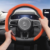 Suede Steering Wheel Cover for Zeekr Non-Slip Fit Car Interior Accessory Hocasen