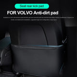 Artificial Leather Kick Pad Trim for Volvo Models Car Interior Accessory LINGLUYANG