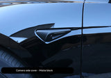For Tesla New Model 3 Highland 2024 and New Model Y LAUNCH Juniper 2025 Side Camera Cover Lens Protector Black White Red Shiny