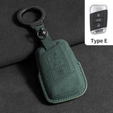 Suede Car Remote Key Case Cover for Volkswagen Golf