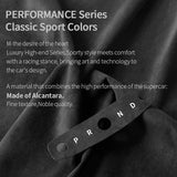 For Tesla Model 3 Highland / Model Y Juniper 2026- Steering Wheel Decorative Frame Trim Sticker Car Accessory Made of Alcanta
