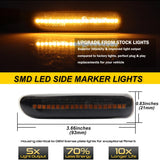 BMW E46 Amber LED Sequential Side Marker Light 99-01 Car Interior Accessory iJDM