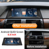 Snapdragon Wireless CarPlay Radio for BMW X5 X6 2007–2013 Android Head Unit RSNAVI