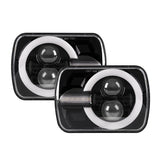 Latest Style 2pcs 7X6 5X7 Led Headlights For Jeep Wrangler YJ Cherokee XJ H6014 H6052 H6054 H4 Headlamp Car Accessories Led Lamp