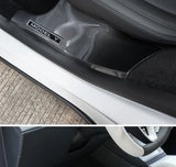For Tesla Model Y 3 Juniper Highland Front Rear Door Bumper Sill Protector Seat Guard Plate Anti-Scratch Interior Accessories