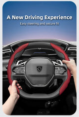 Breathable Wave-Shaped Steering Wheel Cover for Dacia