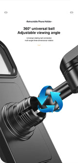 Waterproof Motorcycle GPS Phone Holder 360 Adjustable