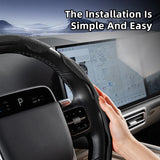 Sports Suede Steering Wheel Cover for Changan Models Car Interior Accessory Hocasen