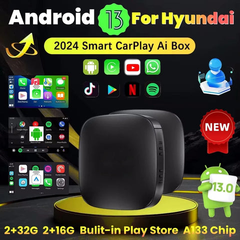 Wireless CarPlay Android Auto Adapter for Hyundai Santa Fe CarPlay Adapter OEM
