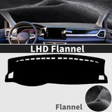 Luxury Leather Dashboard Protection Mat for VW Taos Tharu 2023
