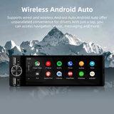 6.36-inch Single Din Multimedia Receiver for Universal Vehicles