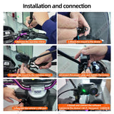 Dashcam 2K HD Waterproof for Universal Motorcycles