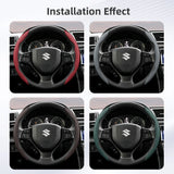 Segmented Anti-Slip Steering Wheel Cover for Suzuki Car Interior Accessory Hocasen