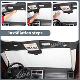 Front Windshield Sunshade for Dodge Nitro 2007-12 Car Interior Accessory HEBE