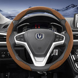 Sports Suede Steering Wheel Cover for Changan Models