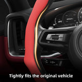 Snap-On Perforated Breathable Cover for Porsche 911 718 Car Interior Accessory Hocasen