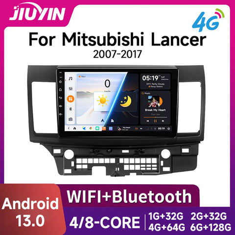 10-inch Android 13 Touchscreen Head Unit for Mitsubishi Lancer Android Head Unit JIUYIN