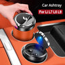 For Leading Lixiang L7 L8 L9 2022 2023 Car Ashtray Auto Pop Lid Portable Car Interior Ashtray with LED Light