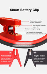 EAFC 12V Car Jump Starter Power Bank Portable Car Battery Booster Charger Starting Device Auto Emergency Start-up Lighting