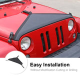 Canvas Bonnet Guard for Jeep Wrangler JK 2007-2017 Car Interior Accessory HEBE