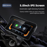 5.0 inch Plug & Play GPS for Universal Motorcycle Android Head Unit EKIY