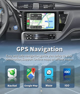 2K QLED Android 15 Head Unit for Toyota Corolla 2012–2016