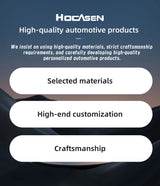 Citroen Breathable Carbon Fiber Leather Cover Car Interior Accessory Hocasen