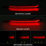 3-Function Rear Bumper Reflector for Tesla Model 3 Y Car Interior Accessory MAGIC COLORM