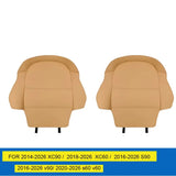 PU Leather Seatback Protectors for Volvo Models Car Interior Accessory LINGLUYANG amber