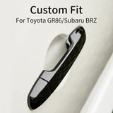 Carbon Fiber Door Handle Cover for Toyota GR86 BRZ Car Interior Accessory GMUNI