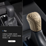 Car Silicone Gear Shift Knob Cover For Corolla / Camry / Avalon Anti-Slip Lever Shifter Boot Interior Premium Tuning Accessories