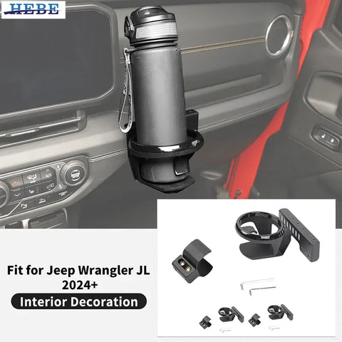 Passenger Cup Holder Handle for Jeep Wrangler JL 2018-2025 Car Interior Accessory HEBE