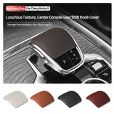 For Chery Arrizo 8 / Arrizo 8 PRO, Chery Tiggo 8 PLUS / Tiggo 8 PRO, Chery Tiggo 5X Original Leather Gear Shift Knob Cover Bo