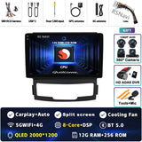 9-inch QLED Android 15 Head Unit for SsangYong Korando 3
