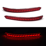 Rear Bumper Reflector with Running Light for Kia PEGAS Car Interior Accessory MAGIC COLORM Red Surface