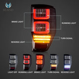 Tail Lights Sequential for Ford Ranger 2012-2022 Car Interior Accessory Vland