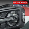 Ford Bronco 2021-2026 Retro Vintage Front Grille Headlight Frame Protector