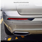 Black Fog Light Sticker Body Trim for Volvo XC60 18-26 Car Interior Accessory LINGLUYANG
