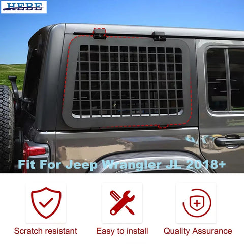 Window Protection Rack for Jeep Wrangler JL 4-Door Car Interior Accessory HEBE