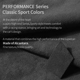 For Audi A5 F5 A4 S4 S5 B9 Sport 2016+ Handbrake Button Knob Trim Sticker Car Interior Accessories Made of Alcantara Car supp