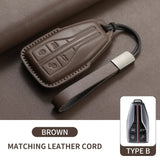 Leather Car Key Case Cover Shell Fob For Hongqi