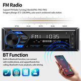 Universal 1Din Bluetooth Car Radio MP3 Player USB Car Interior Accessory AKAMATE