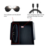 For Tesla New Model Y Launch 2025 Juniper Center Console Eyeglasses Storage Case Armrest Storage Box Upper&Lower Accessories