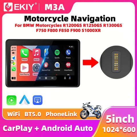 Android Head Unit CarPlay GPS for BMW R1200GS Android Head Unit EKIY
