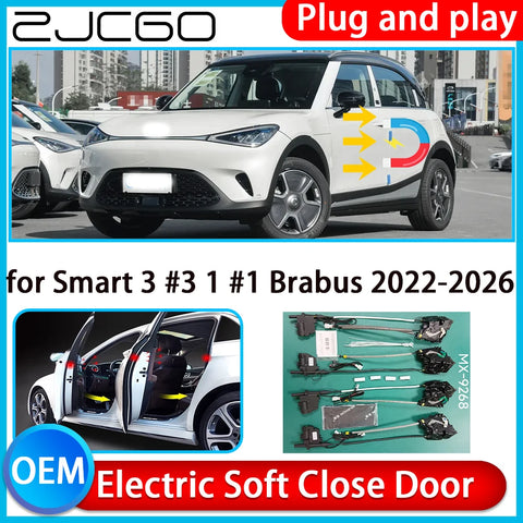 Electric Soft Close Door Kit for Smart #1 #3 Brabus 2022-2026 Car Interior Accessory ZJCGO