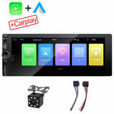 6.9 Inch 1DIN Multimedia CarPlay Android Auto Touch Stereo